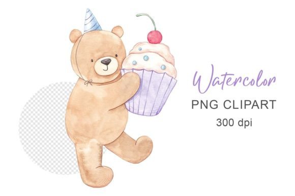 Cute Bear & Cupcake: A Sweet Touch for Embroidery Projects