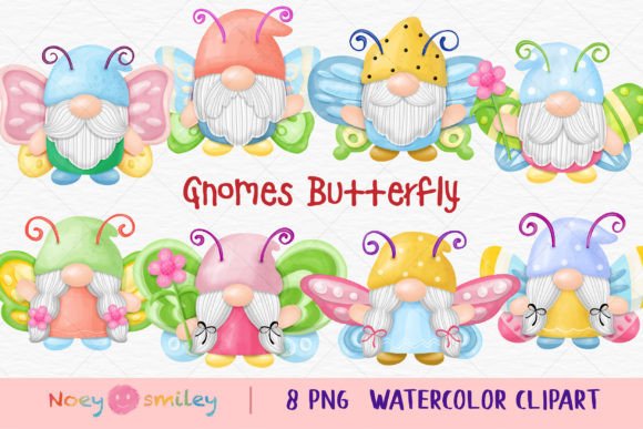 Gnomes Butterfly Watercolor Clipart: A Designer’s Review for Local Branding and Packaging