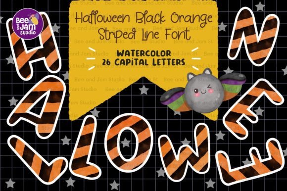 Halloween Striped Line Watercolor Font: A Designer’s Real-World Embroidery Review