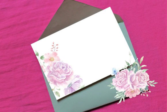 Rose Watercolor Flower Arrangement 03 for Illustrations & Digital Sellers