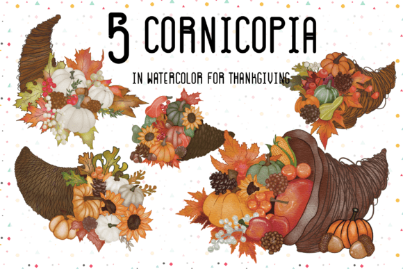 Thanksgiving Cornucopia in Watercolor: A Visual Designer’s Review for Real Content Publishing
