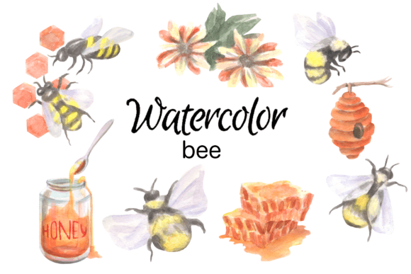 Watercolor Clipart Bee Honey: A Practical Review for Etsy Sellers & Digital Product Creators