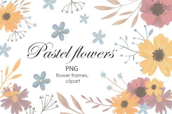Watercolor Pastel Flowers and Plants Review