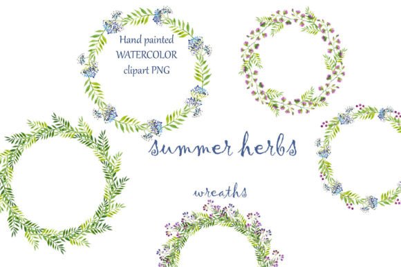 Watercolor Wreaths with Summer Flowers Illustrations: A Designer’s Real-World Review